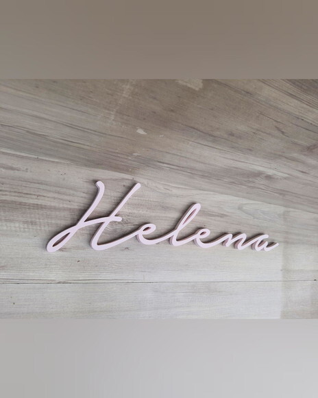 Nome de Parede Personalizado em mdf - Linha Nt - Helena