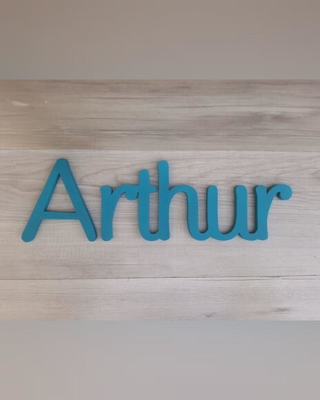 Nome de Parede Personalizado em mdf - Linha Ps - Arthur