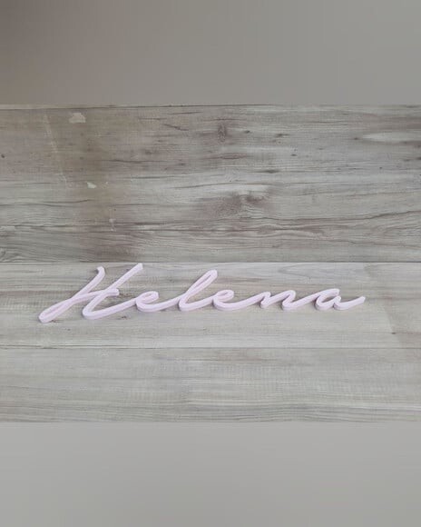 Nome de Parede Personalizado em mdf - Linha Nt - Helena