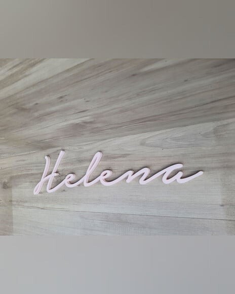 Nome de Parede Personalizado em mdf - Linha Nt - Helena