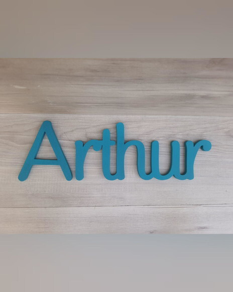 Nome de Parede Personalizado em mdf - Linha Ps - Arthur