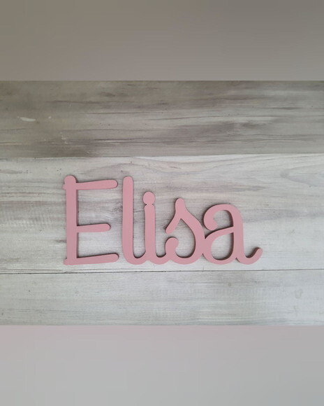 Nome de Parede Personalizado em mdf - Linha Ps - Elisa