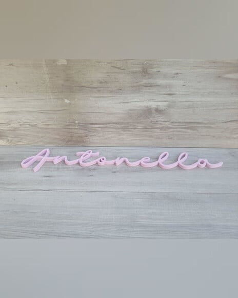 Nome de Parede Personalizado em mdf - Linha Ss - Antonella