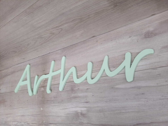 Nome de Parede Personalizado em mdf - Linha Ss - Arthur