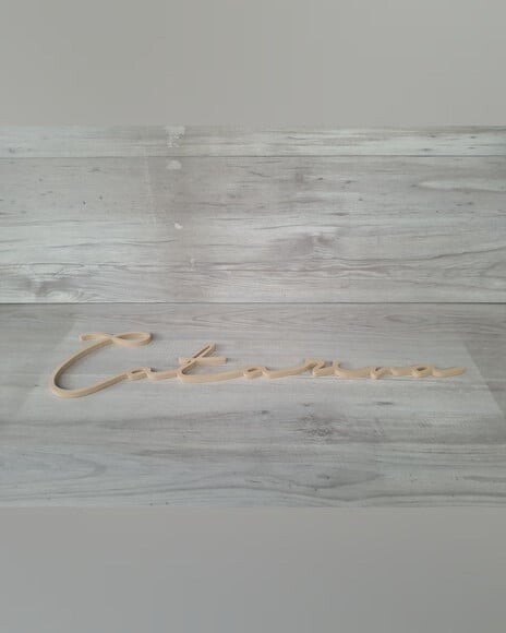 Nome de Parede Personalizado em mdf - Linha Ty - Catarina