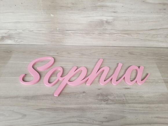 Nome de Parede Personalizado em mdf - Linha Ss - Sophia