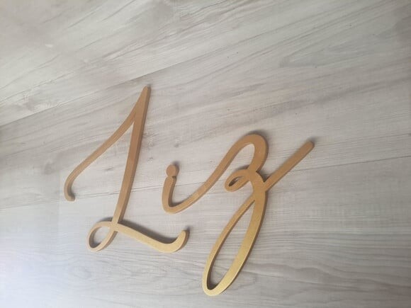 Nome de Parede Personalizado em mdf - Liz