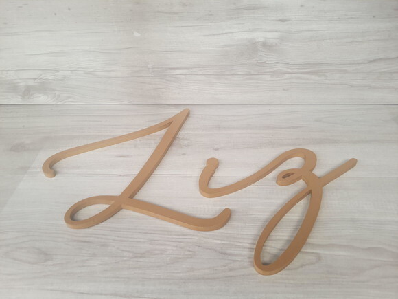 Nome de Parede Personalizado em mdf - Liz