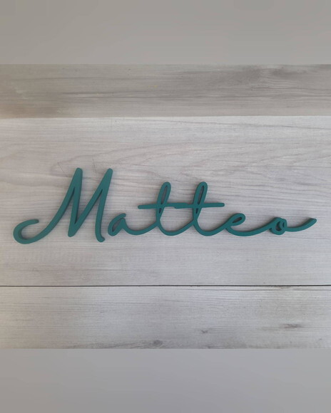 Nome de Parede Personalizado em mdf - Matteo