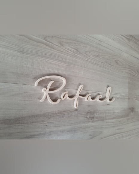 Nome de Parede Personalizado em mdf - Rafael