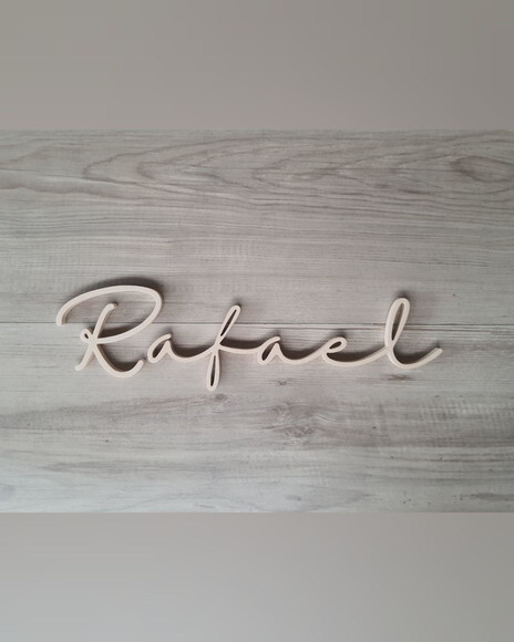 Nome de Parede Personalizado em mdf - Rafael