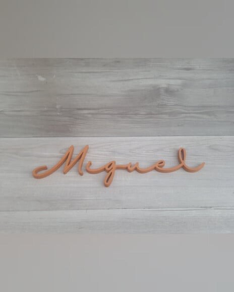 Nome de Parede Personalizado em mdf - Romeo