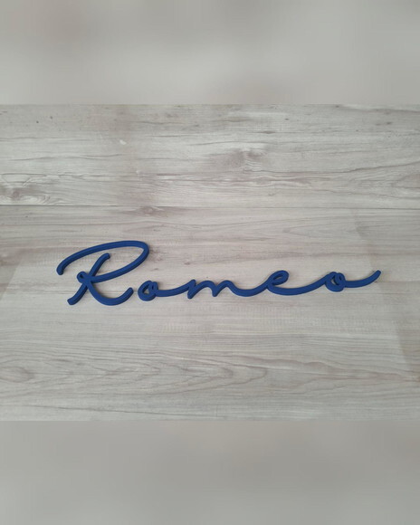 Nome de Parede Personalizado em mdf - Romeo