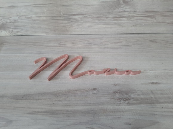 Nome de Parede Personalizado em mdf -linha Ty - Maria