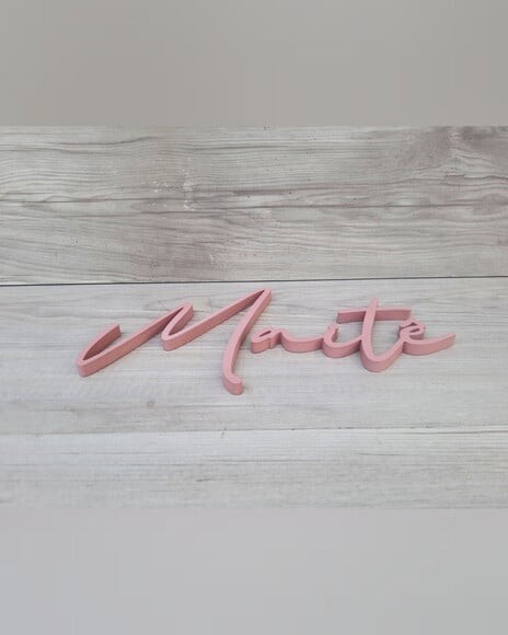 Nome de Parede Personalizado em mdf Linha Bc - Maitê