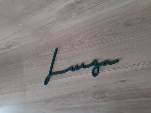 Nome de Parede Personalizado em mdf Linha Ty - Luiza