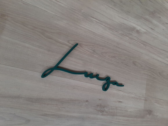 Nome de Parede Personalizado em mdf Linha Ty - Luiza