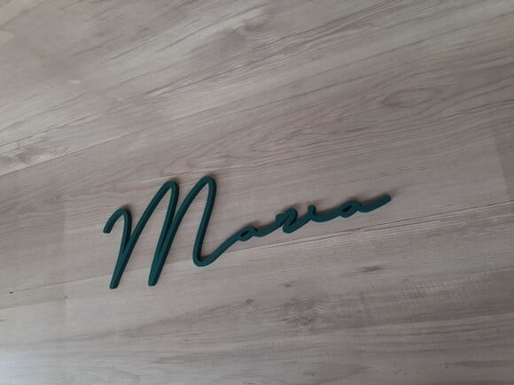 Nome de Parede Personalizado em mdf Linha Ty - Maria