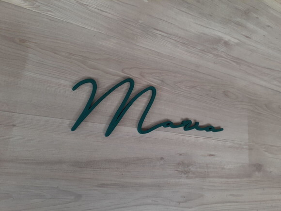 Nome de Parede Personalizado em mdf Linha Ty - Maria