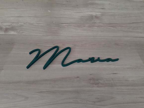 Nome de Parede Personalizado em mdf Linha Ty - Maria