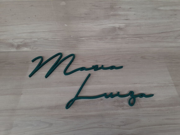 Nome de Parede Personalizado em mdf Linha Ty - Maria Luiza