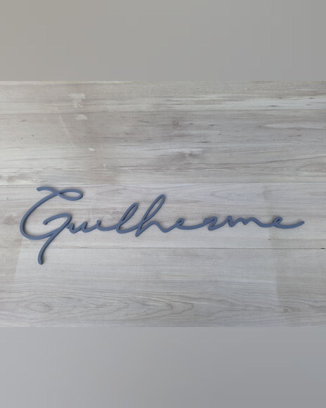 Nome de Parede Personalizado em mdf Linha Ty- Guilherme