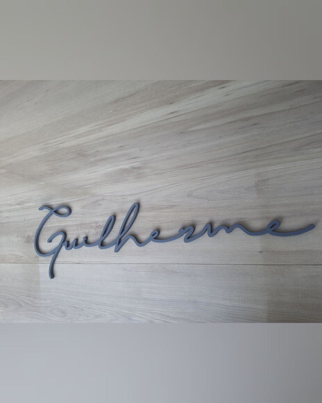 Nome de Parede Personalizado em mdf Linha Ty- Guilherme