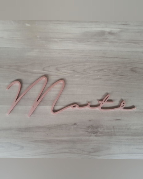 Nome de Parede Personalizado em mdf Linha Ty- Maitê - 15 cm