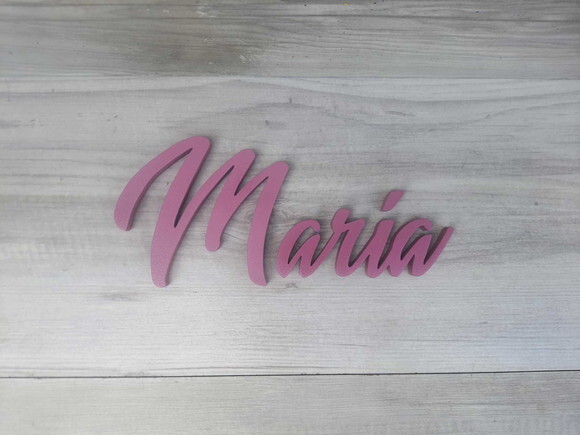 Nome Parede Personalizado em mdf - Maria - Linha Bt