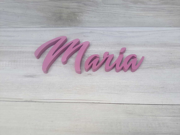 Nome Parede Personalizado em mdf - Maria - Linha Bt