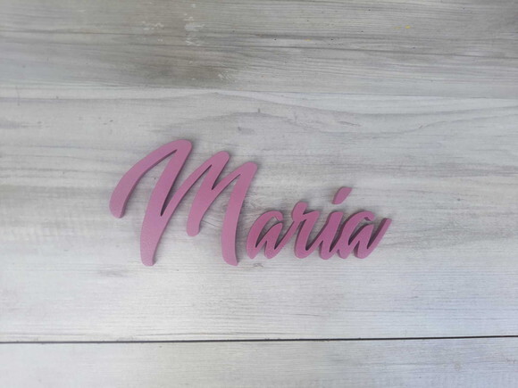 Nome Parede Personalizado em mdf - Maria - Linha Bt