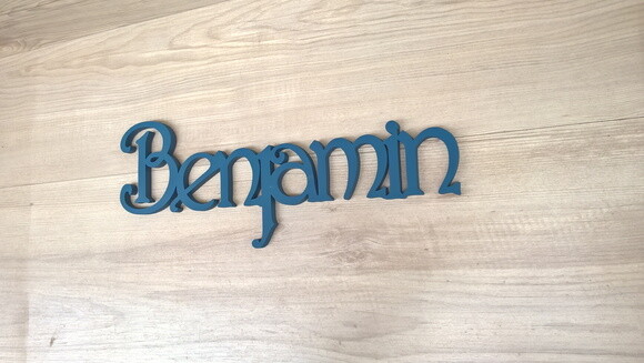 Nomes de Parede - Linha CH - Benjamin - 15 cm