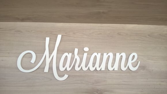 Nomes de Parede em MDF - Linha LS - Marianne - 29 cm