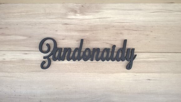 Nomes De Parede Em Mdf - Linha Ls -zandonaidy 10 Cm