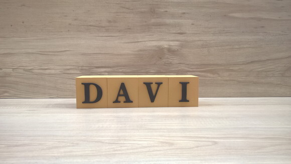 Nomes em Cubos - Mod. Clássico - 6 x 6 x 6 cm - 4 Letras