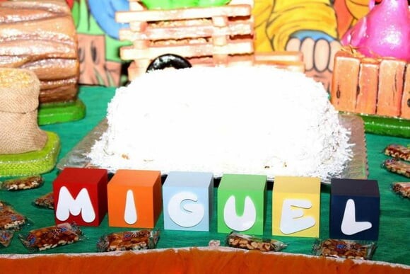 Nomes em Cubos - Mod. Infantil - 6 x 6 x 6 cm - 9 Letras