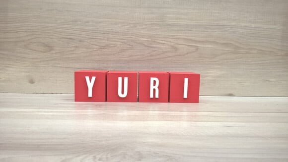 Nomes em Cubos - Mod. Youtube - 6 x 6 x 6 cm - 4 Letras