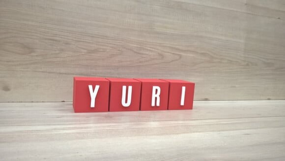Nomes em Cubos - Mod. Youtube - 6 x 6 x 6 cm - 4 Letras