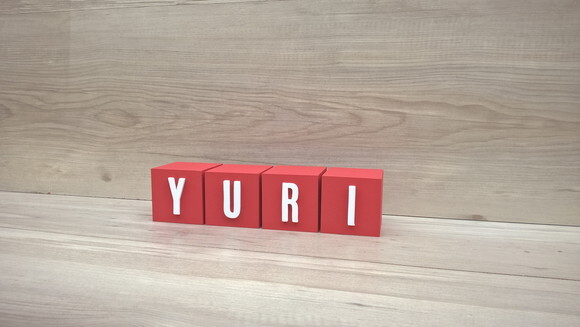 Nomes em Cubos - Mod. Youtube - 6 x 6 x 6 cm - 4 Letras