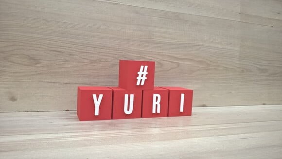Nomes em Cubos - Mod. Youtube - 6 x 6 x 6 cm - 5 Letras