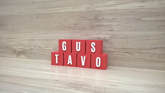 Nomes em Cubos - Mod. Youtube - 6 x 6 x 6 cm - 7 Letras