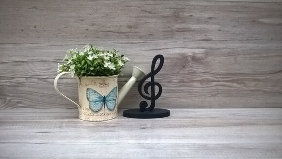 Nota Musical em MDF - Clave de Sol