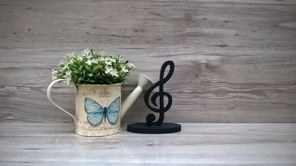 Nota Musical em MDF - Clave de Sol