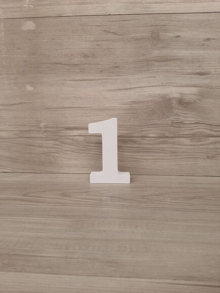 Número de Mesa em mdf - Linha Bk - 10 cm