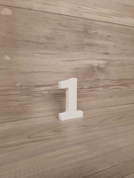 Número de Mesa em mdf - Linha Bk - 10 cm