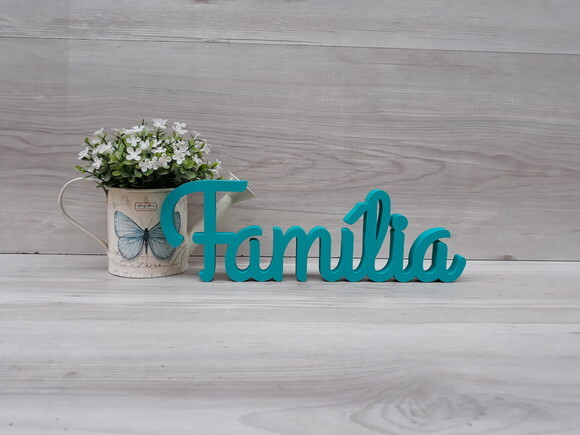 Palavra de mesa em MDF - Família linha GH