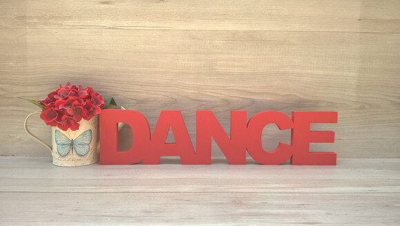 Palavra de mesa MDF - DANCE