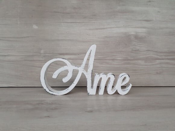 Palavra Decorativa Ame Mod Ls