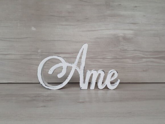 Palavra Decorativa Ame Mod Ls