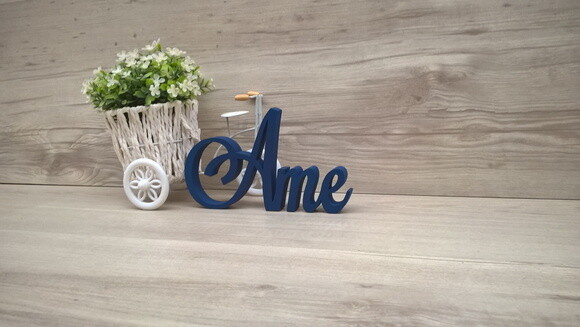 Palavra Decorativa Ame Mod LS